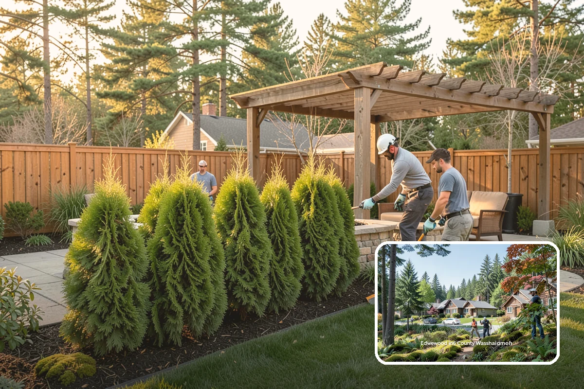 Garden Bed Installation in Edgewood, Pierce County, WA - Beds shaped to complement your home