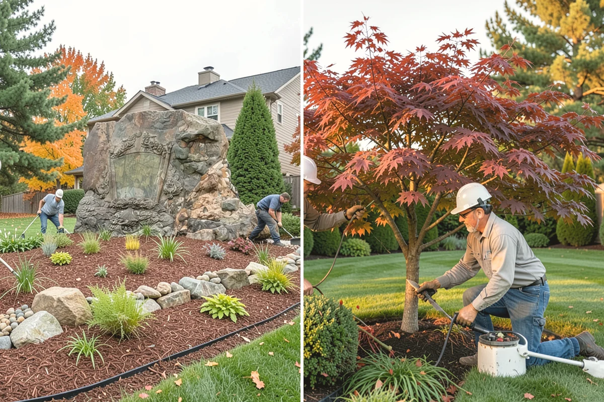 Garden Bed Installation in Edgewood, Pierce County, WA - Lay out and mark the bed lines