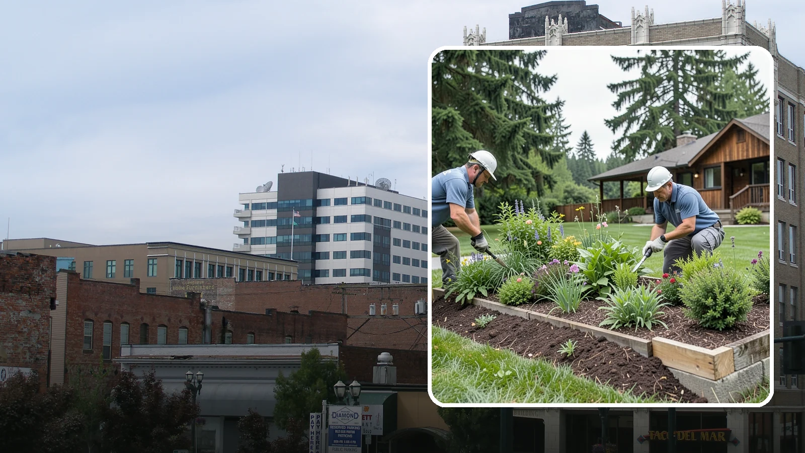 Garden Bed Installation in Everett, Snohomish County, WA - New planting beds built from the soil up - shaped, amended, and planted for lasting curb appeal.