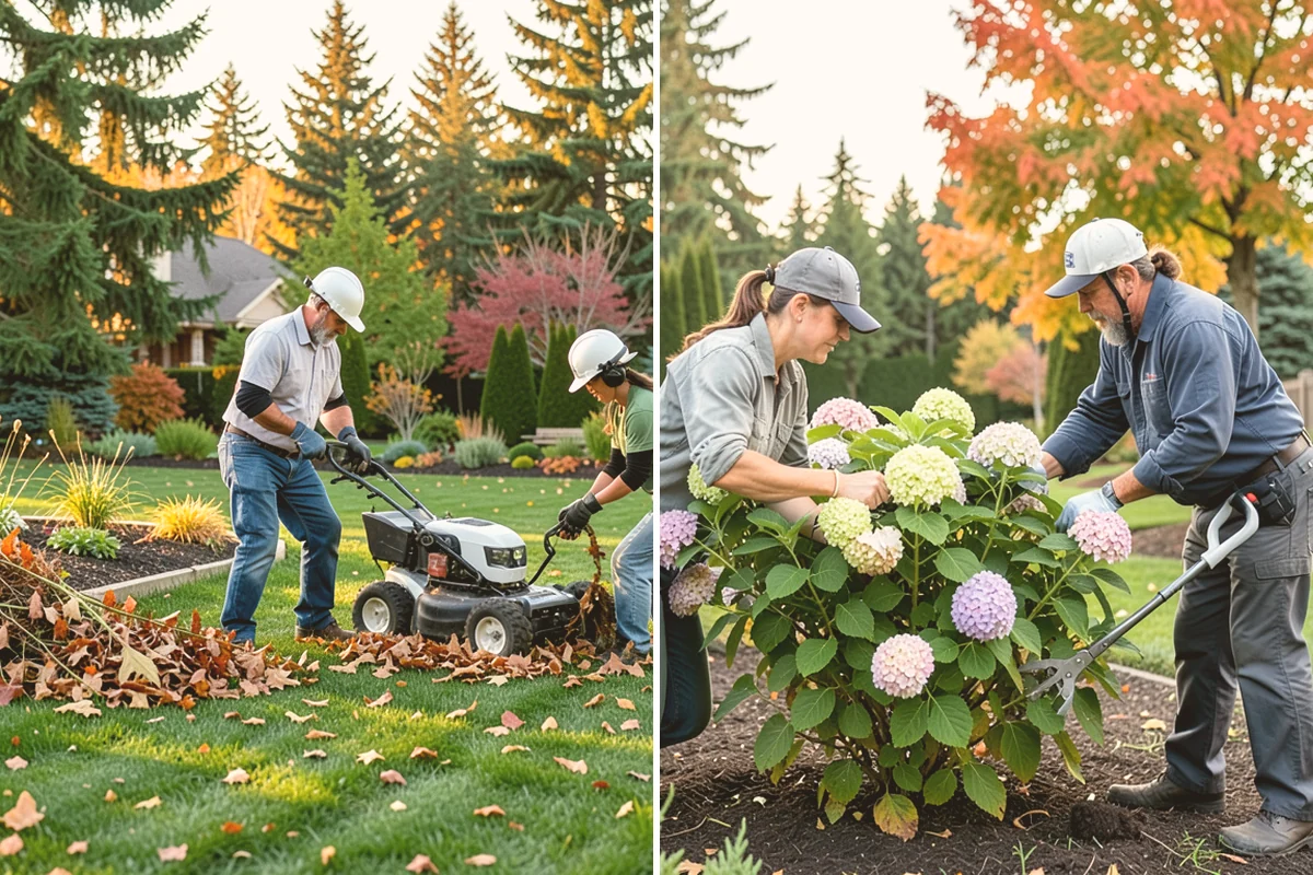 Garden Bed Installation in Fife, Pierce County, WA - Lay out and mark the bed lines