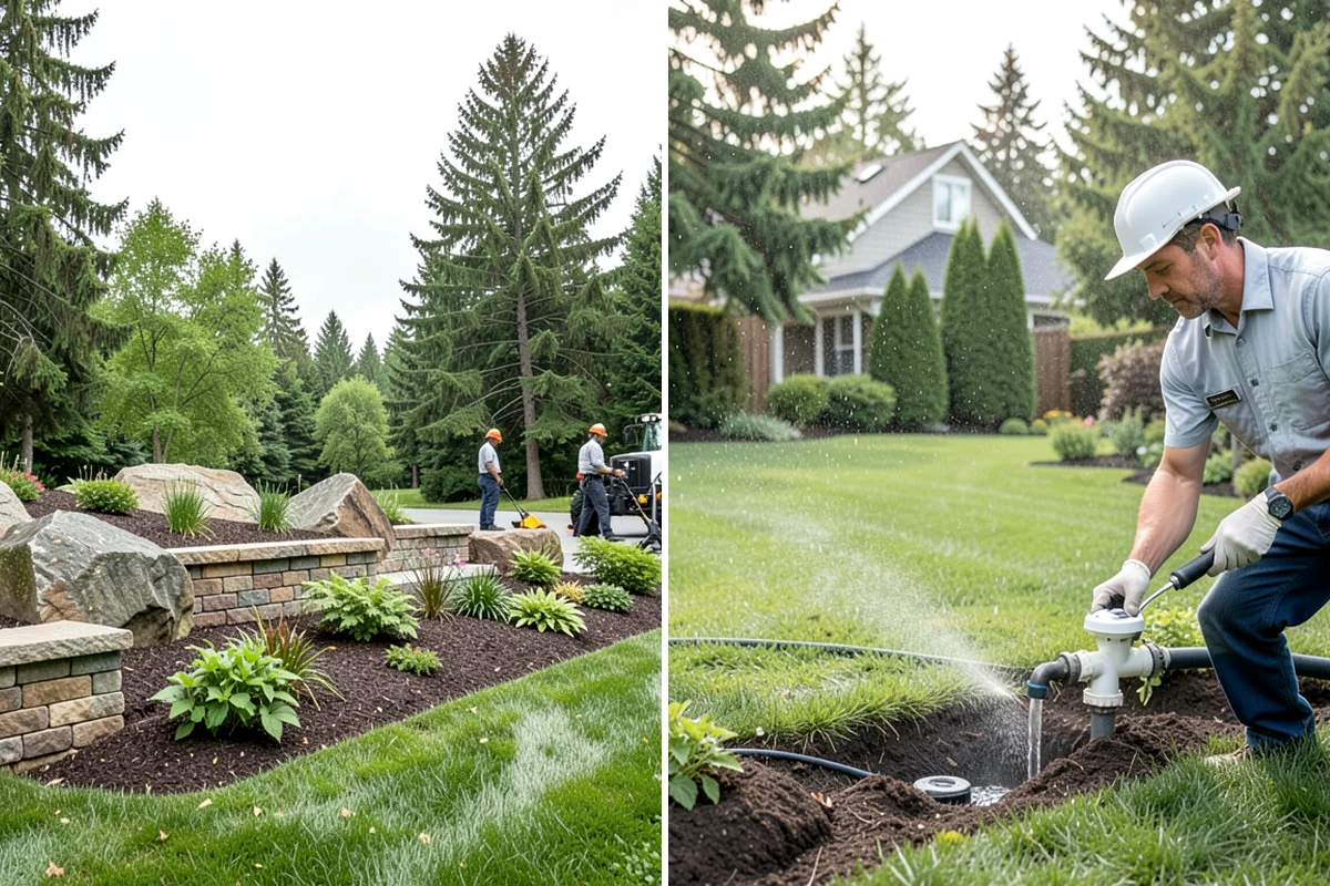Garden Bed Installation in Fircrest, Pierce County, WA - Lay out and mark the bed lines