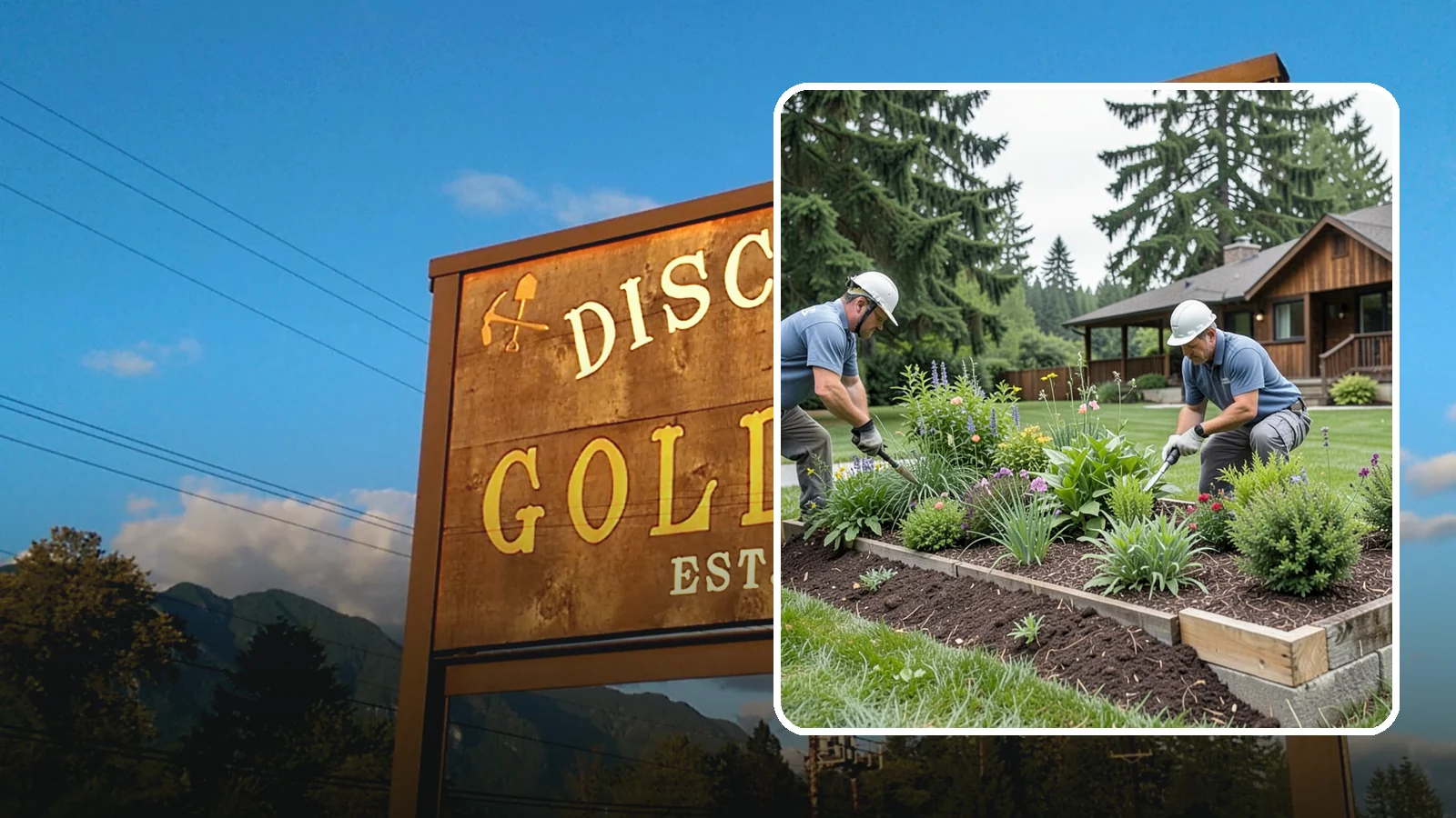 Garden Bed Installation in Gold Bar, Snohomish County, WA - New planting beds built from the soil up - shaped, amended, and planted for lasting curb appeal.