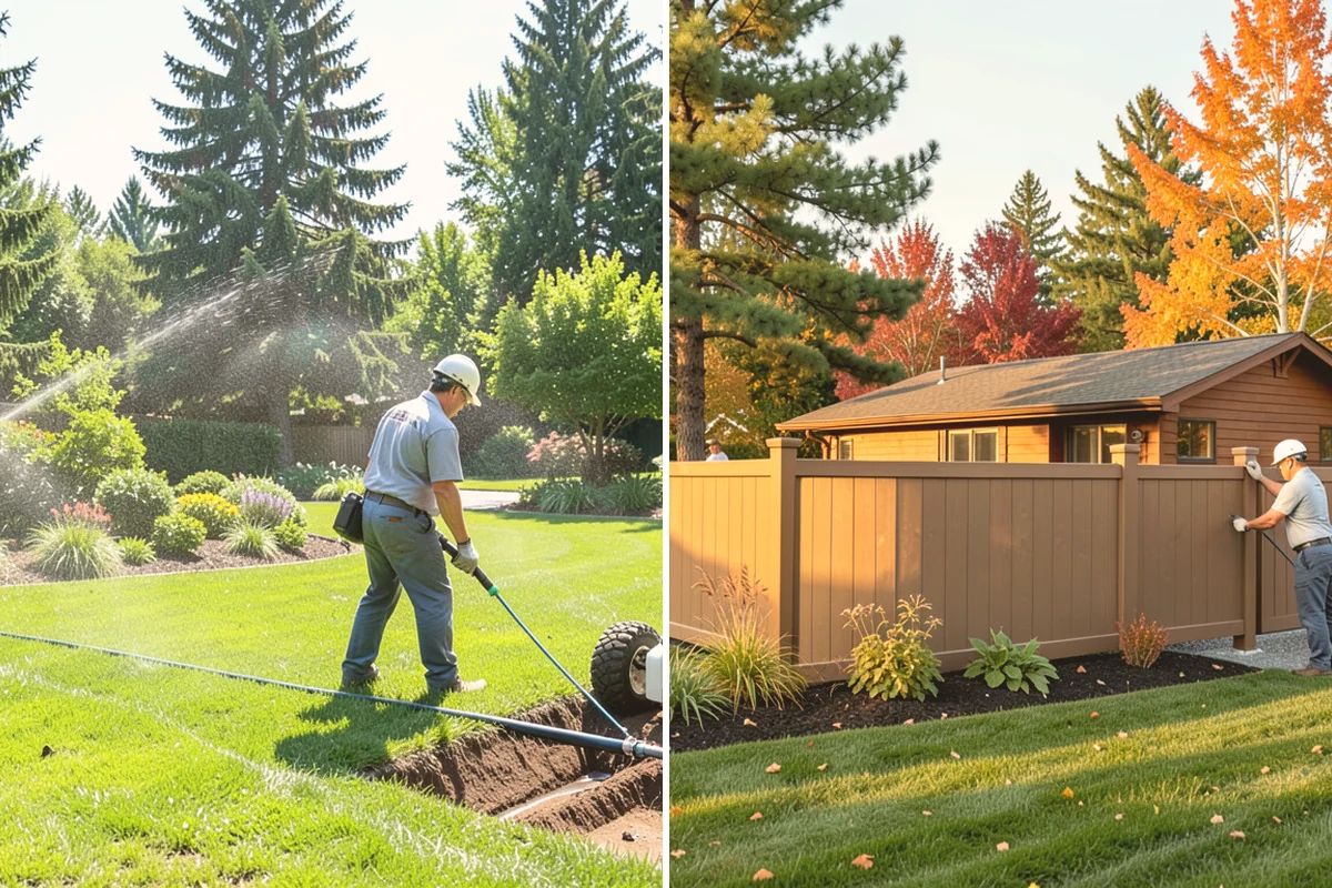 Garden Bed Installation in Index, Snohomish County, WA - Lay out and mark the bed lines