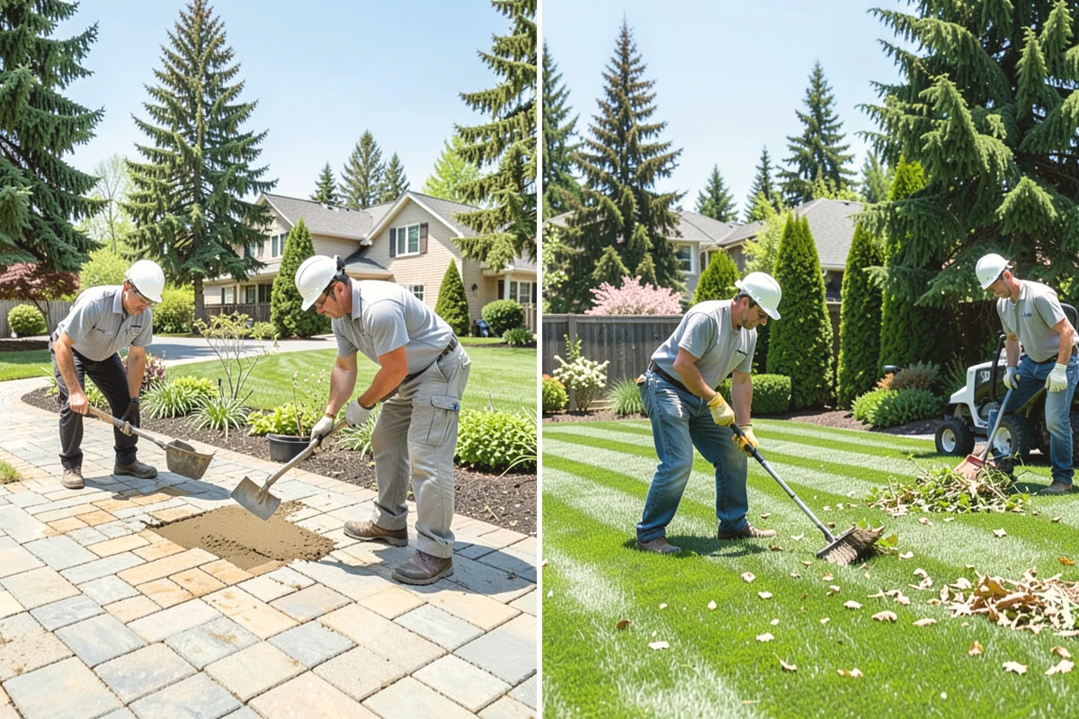 Garden Bed Installation in La Conner, Skagit County, WA - Lay out and mark the bed lines