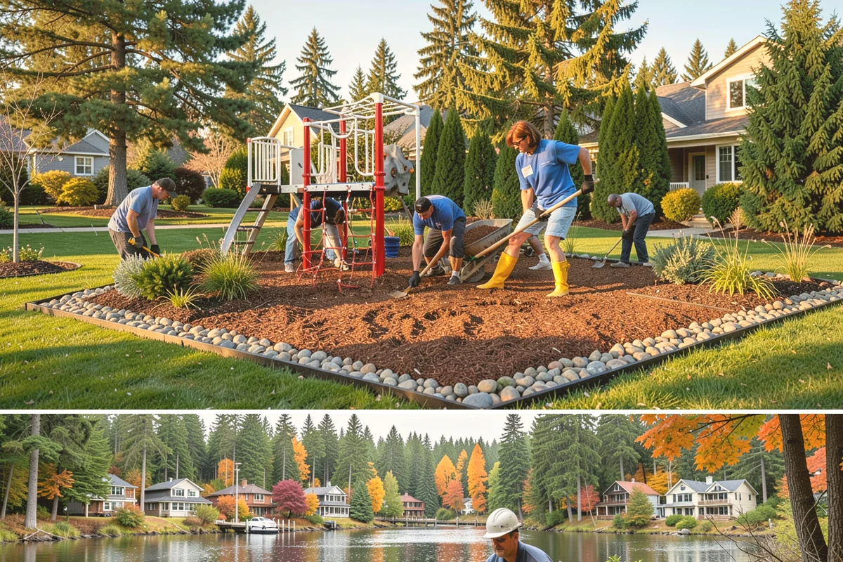 Garden Bed Installation in La Conner, Skagit County, WA - Best planted spring or fall in the PNW