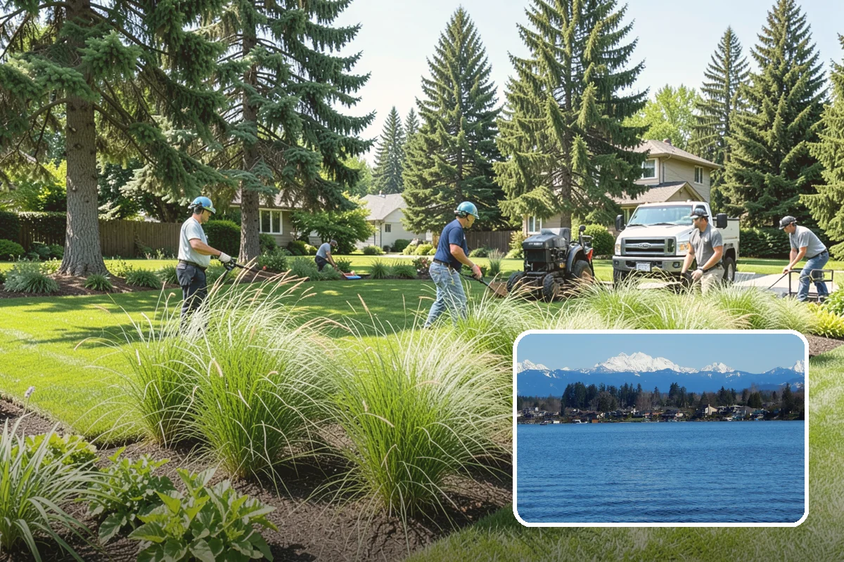 Garden Bed Installation in Lake Stevens, Snohomish County, WA - Beds shaped to complement your home