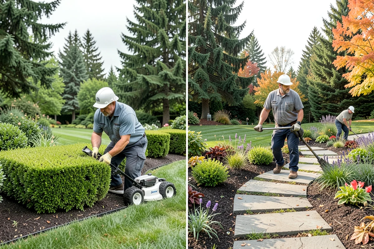 Garden Bed Installation in Lakewood, Pierce County, WA - Lay out and mark the bed lines