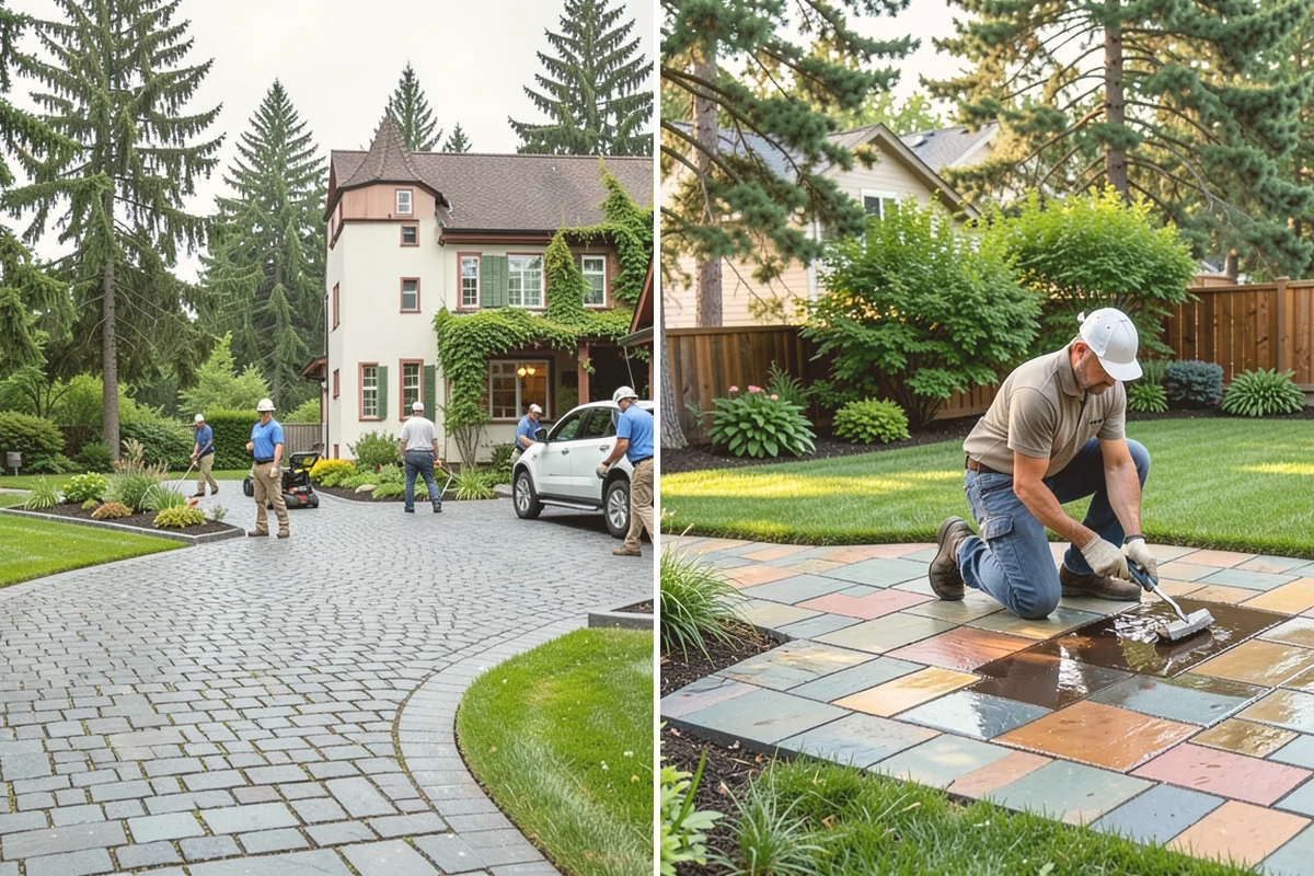 Garden Bed Installation in Langley, Island County, WA - Lay out and mark the bed lines