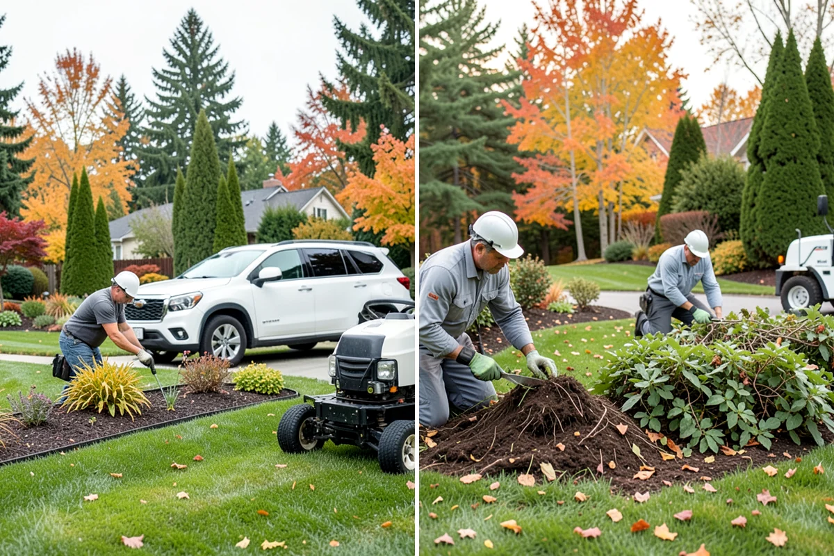 Garden Bed Installation in Lyman, Skagit County, WA - Lay out and mark the bed lines