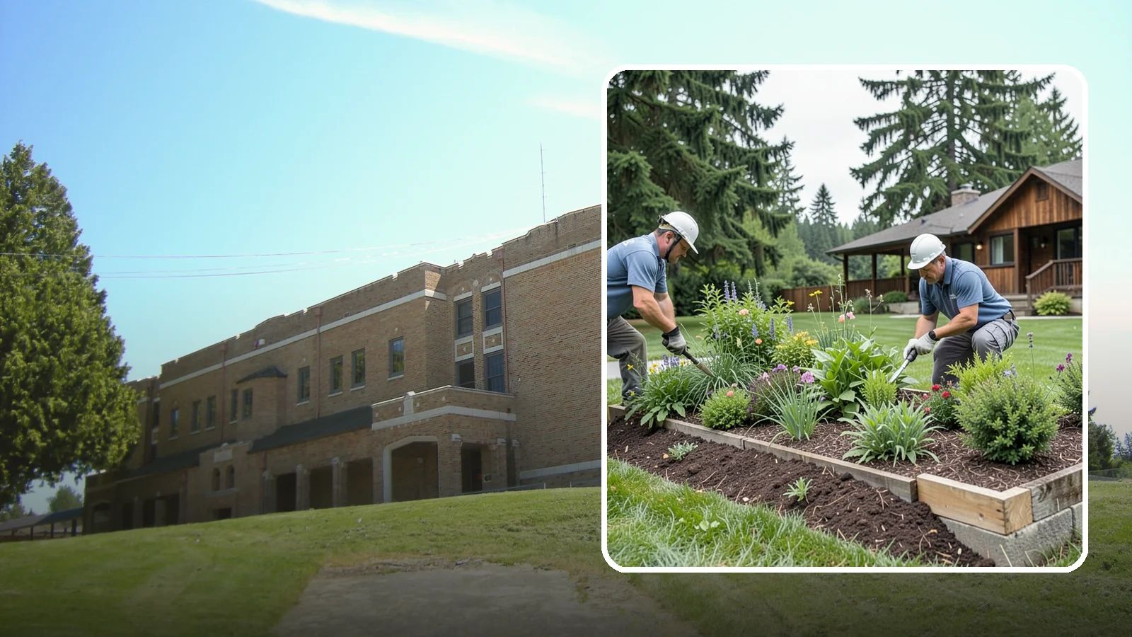 Garden Bed Installation in Maple Valley, King County, WA - New planting beds built from the soil up - shaped, amended, and planted for lasting curb appeal.