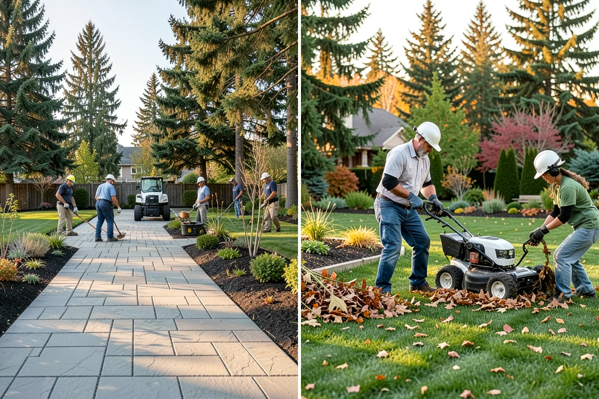 Garden Bed Installation in Maple Valley, King County, WA - Lay out and mark the bed lines