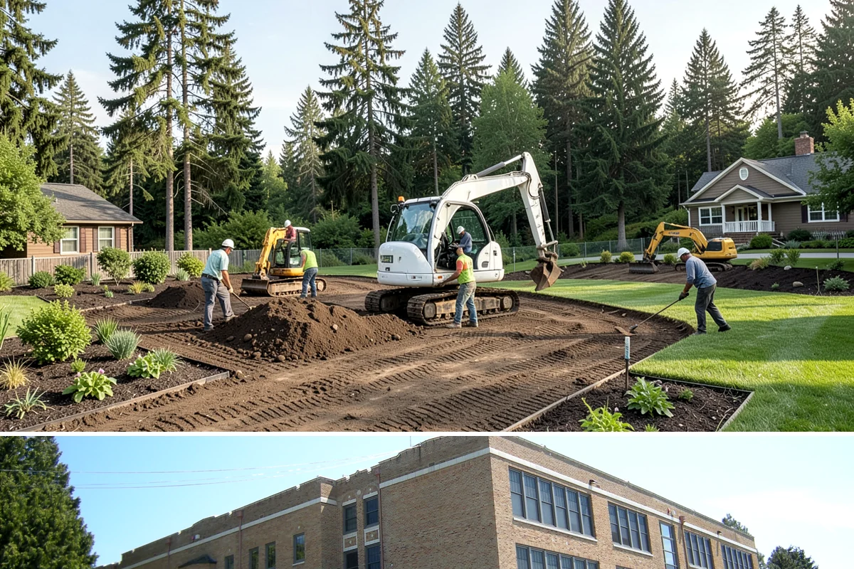 Garden Bed Installation in Maple Valley, King County, WA - Best planted spring or fall in the PNW