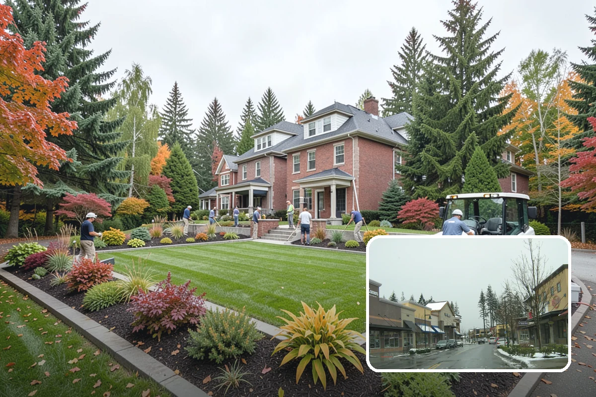 Garden Bed Installation in Mill Creek, Snohomish County, WA - Beds shaped to complement your home