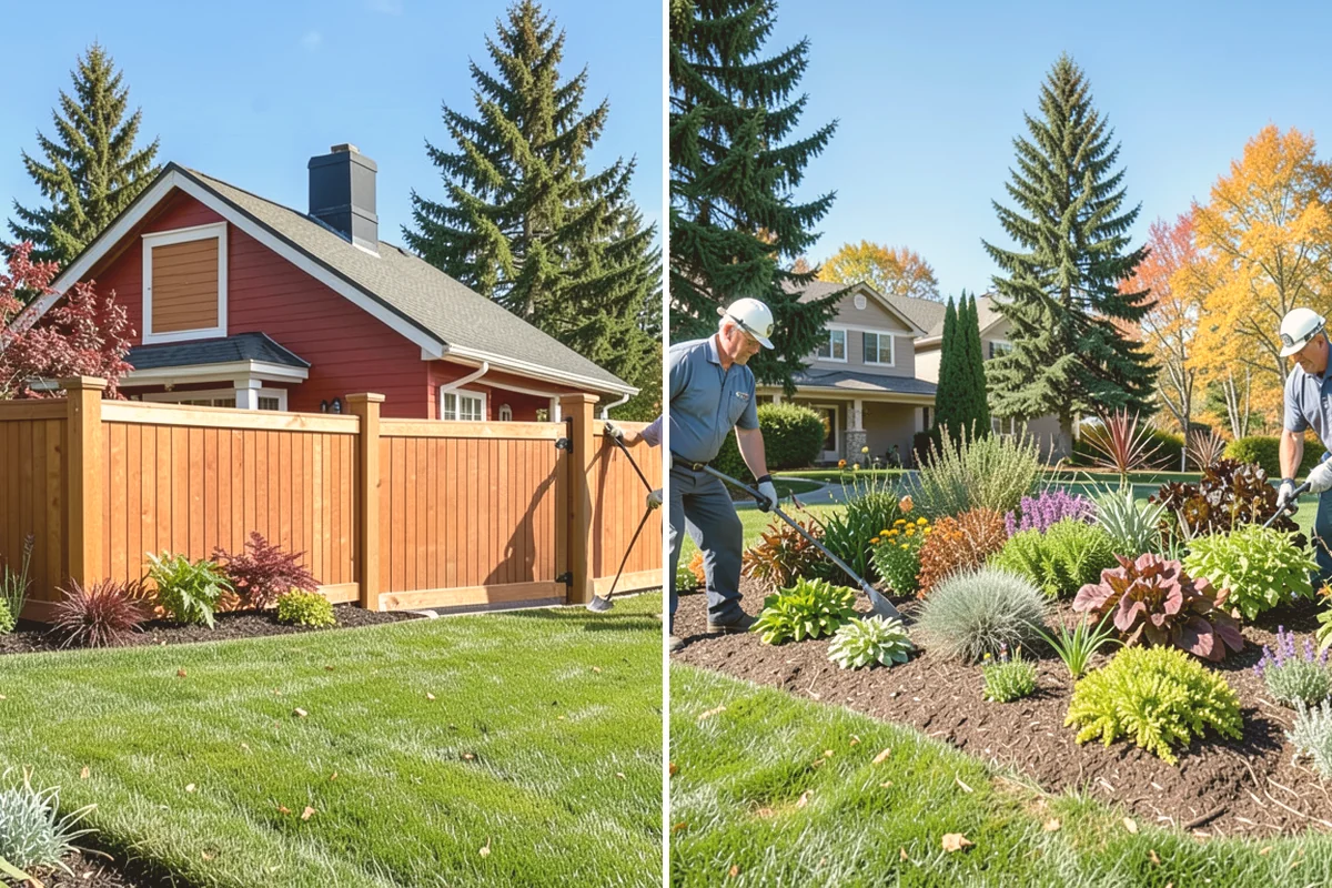 Garden Bed Installation in Milton, King County, WA - Lay out and mark the bed lines