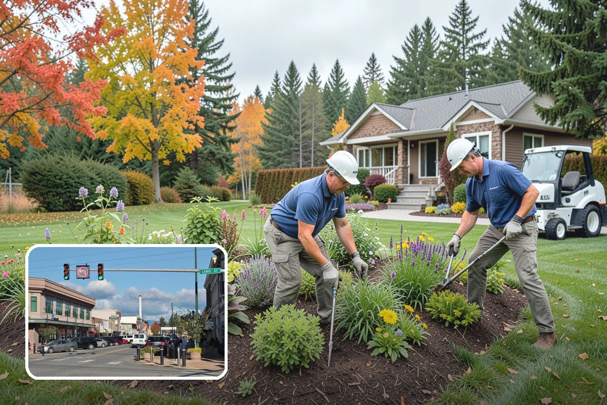 Garden Bed Installation in Monroe, Snohomish County, WA - Beds shaped to complement your home