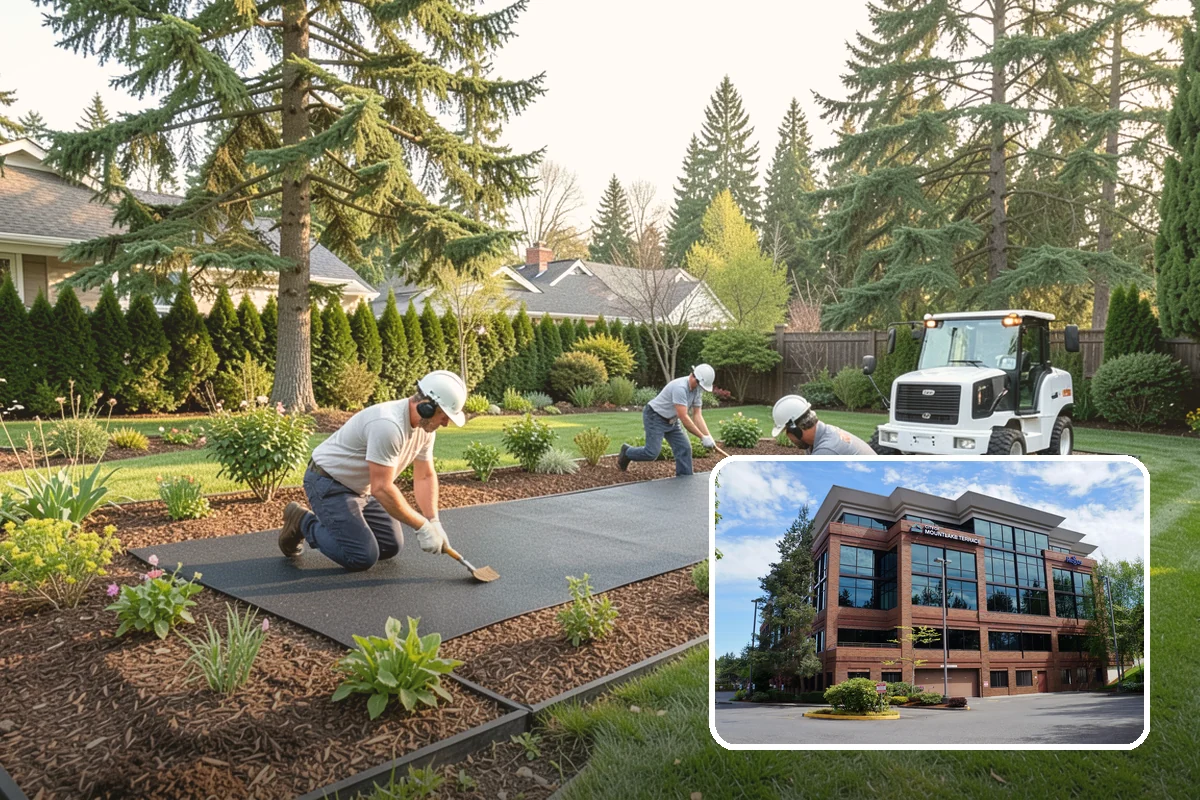 Garden Bed Installation in Mountlake Terrace, Snohomish County, WA - Beds shaped to complement your home