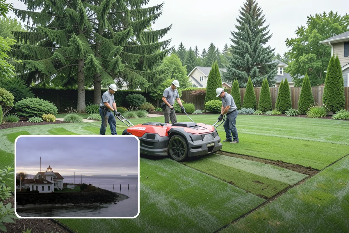 Garden Bed Installation in Mukilteo, Snohomish County, WA - Beds shaped to complement your home