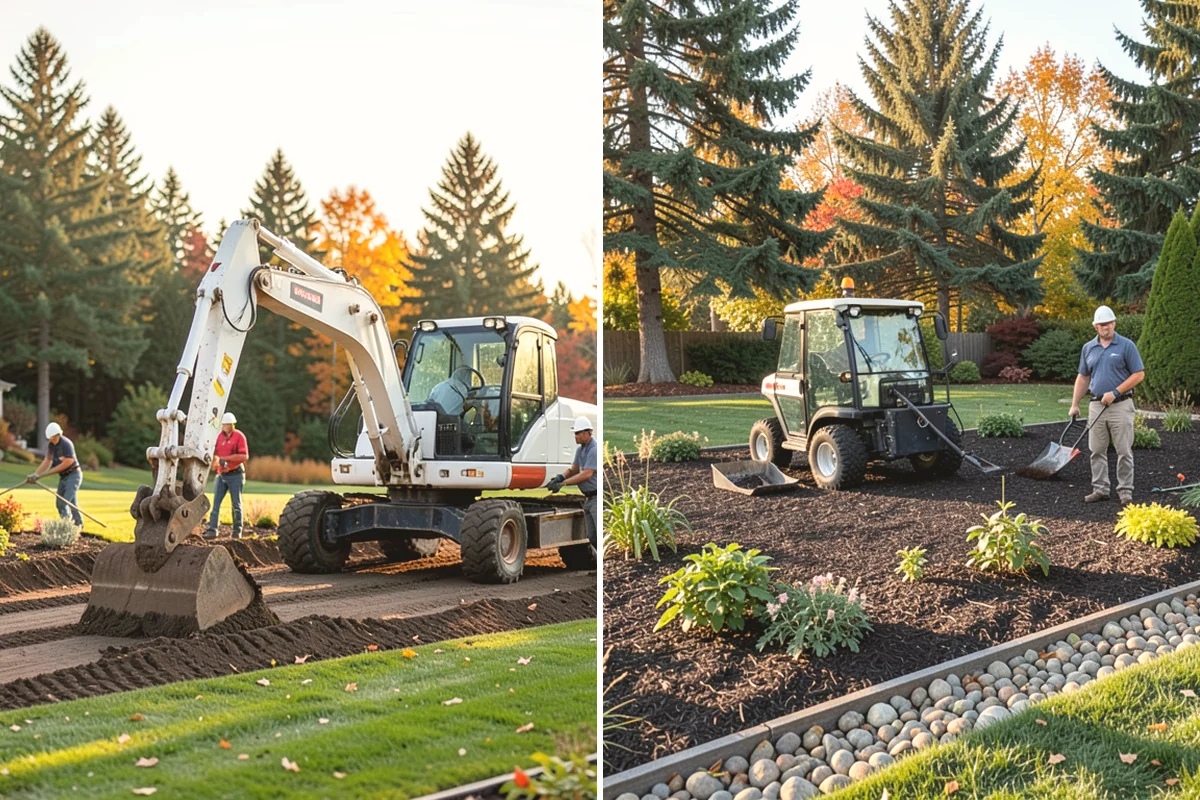 Garden Bed Installation in Mukilteo, Snohomish County, WA - Lay out and mark the bed lines