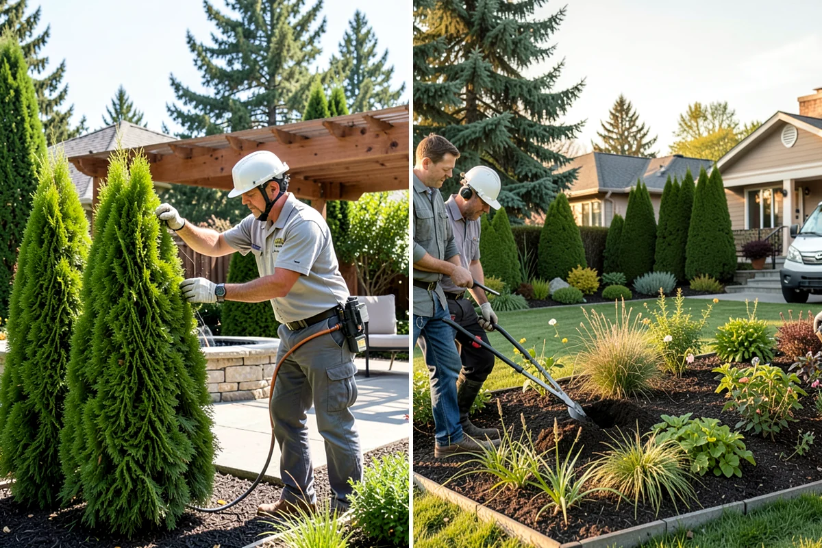 Garden Bed Installation in Normandy Park, King County, WA - Lay out and mark the bed lines