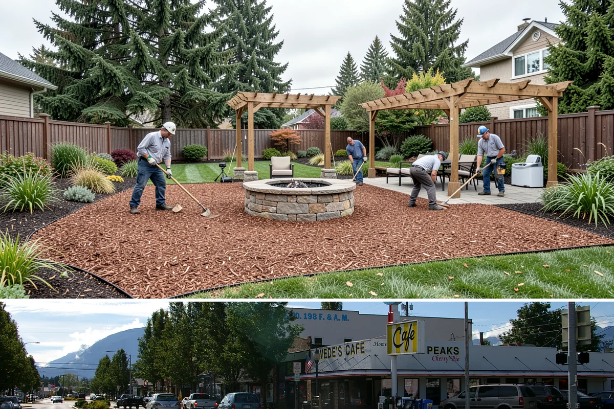 Garden Bed Installation in North Bend, King County, WA - Best planted spring or fall in the PNW