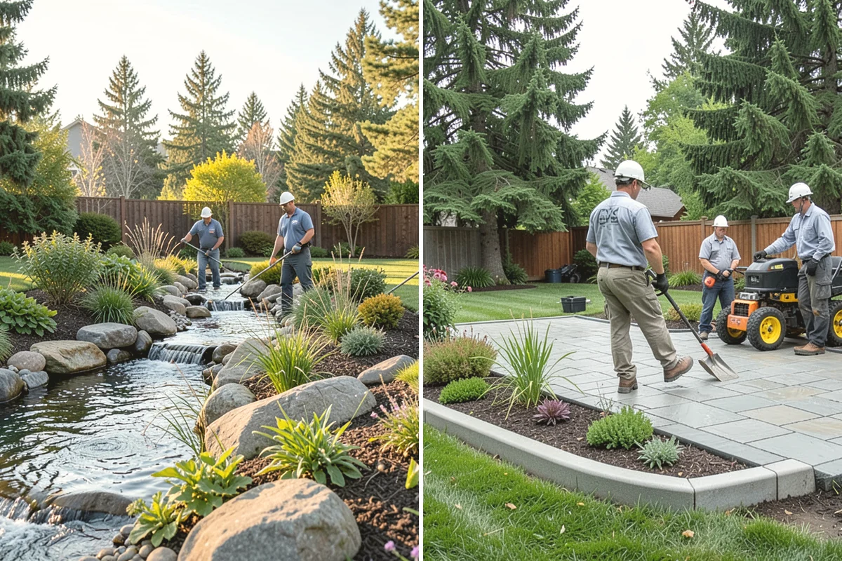 Garden Bed Installation in Oak Harbor, Island County, WA - Lay out and mark the bed lines