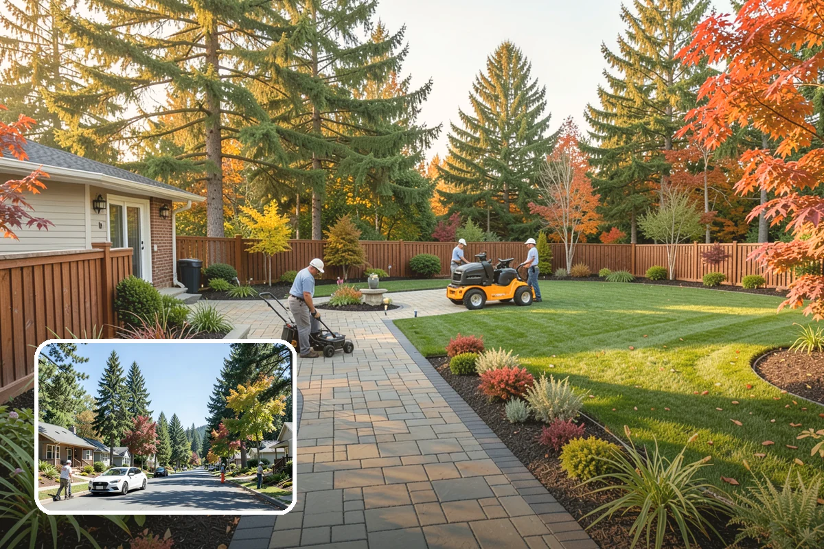 Garden Bed Installation in Orting, Pierce County, WA - Beds shaped to complement your home