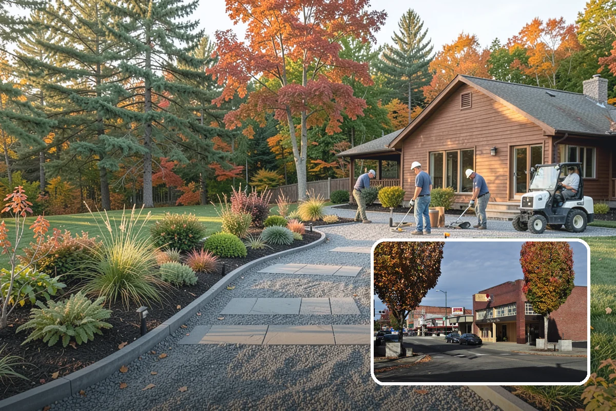 Garden Bed Installation in Puyallup, Pierce County, WA - Beds shaped to complement your home