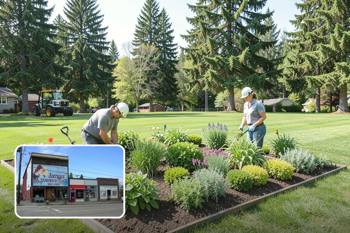 Garden Bed Installation in Ruston, Pierce County, WA - Beds shaped to complement your home