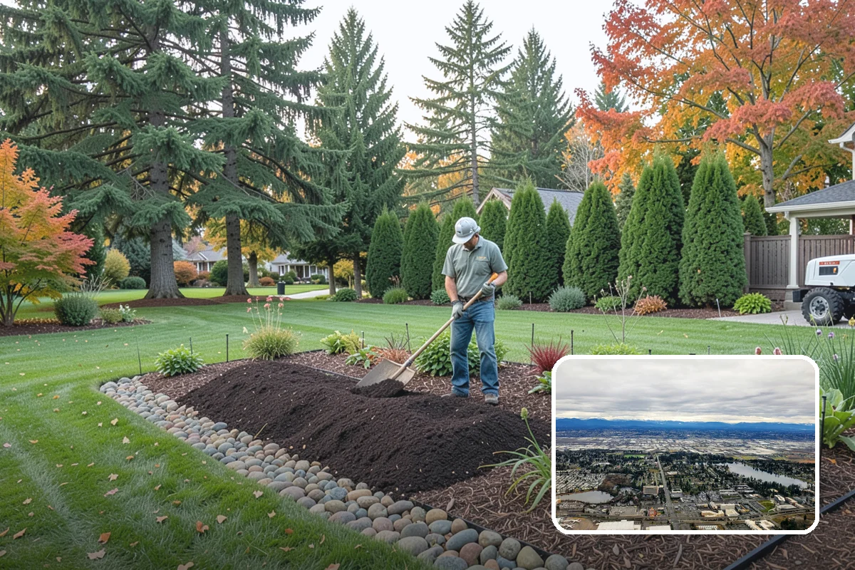 Garden Bed Installation in SeaTac, King County, WA - Beds shaped to complement your home