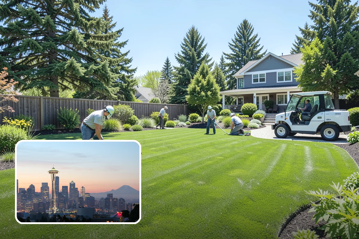 Garden Bed Installation in Seattle, King County, WA - Beds shaped to complement your home