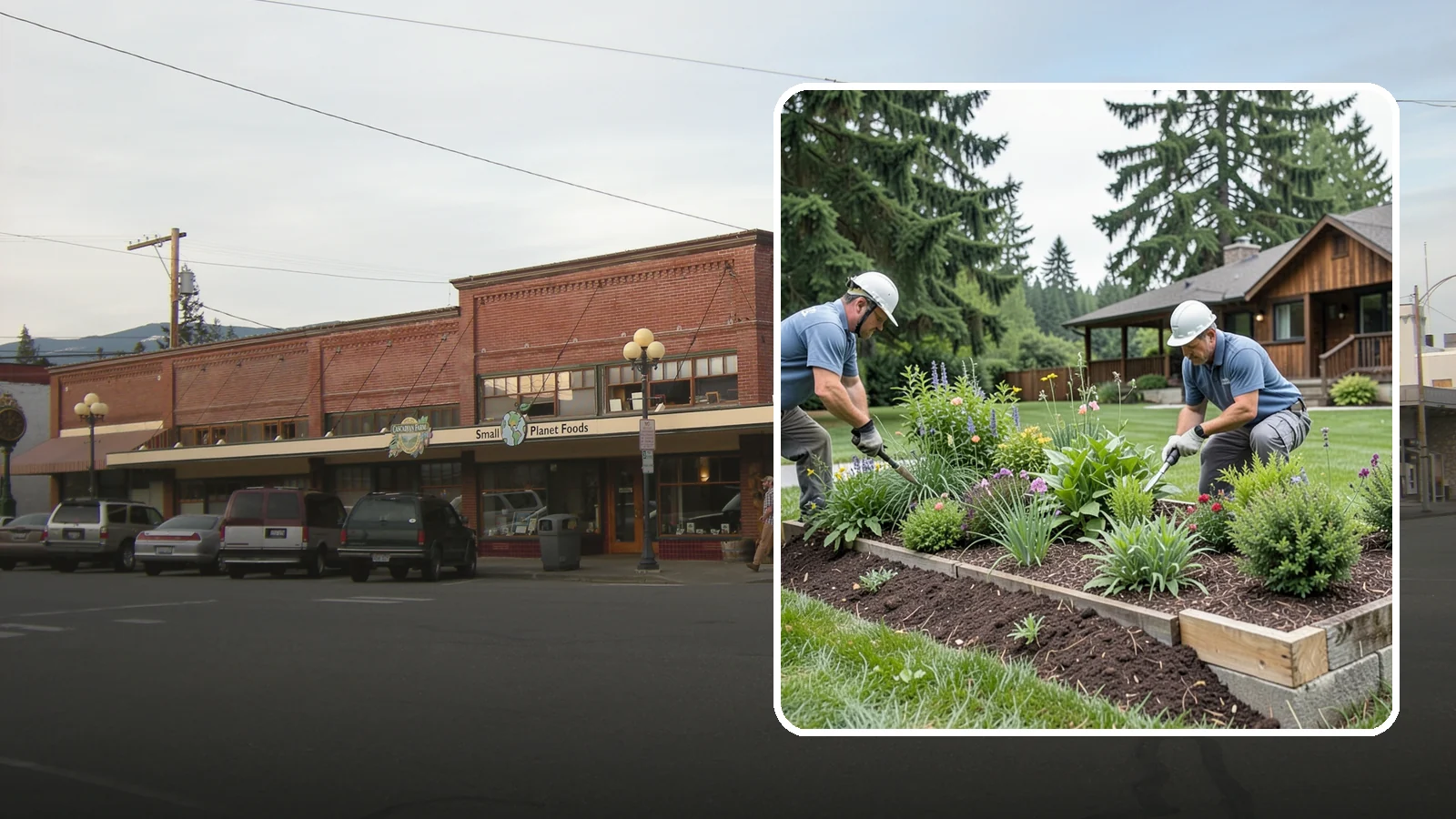 Garden Bed Installation in Sedro-Woolley, Skagit County, WA - New planting beds built from the soil up - shaped, amended, and planted for lasting curb appeal.