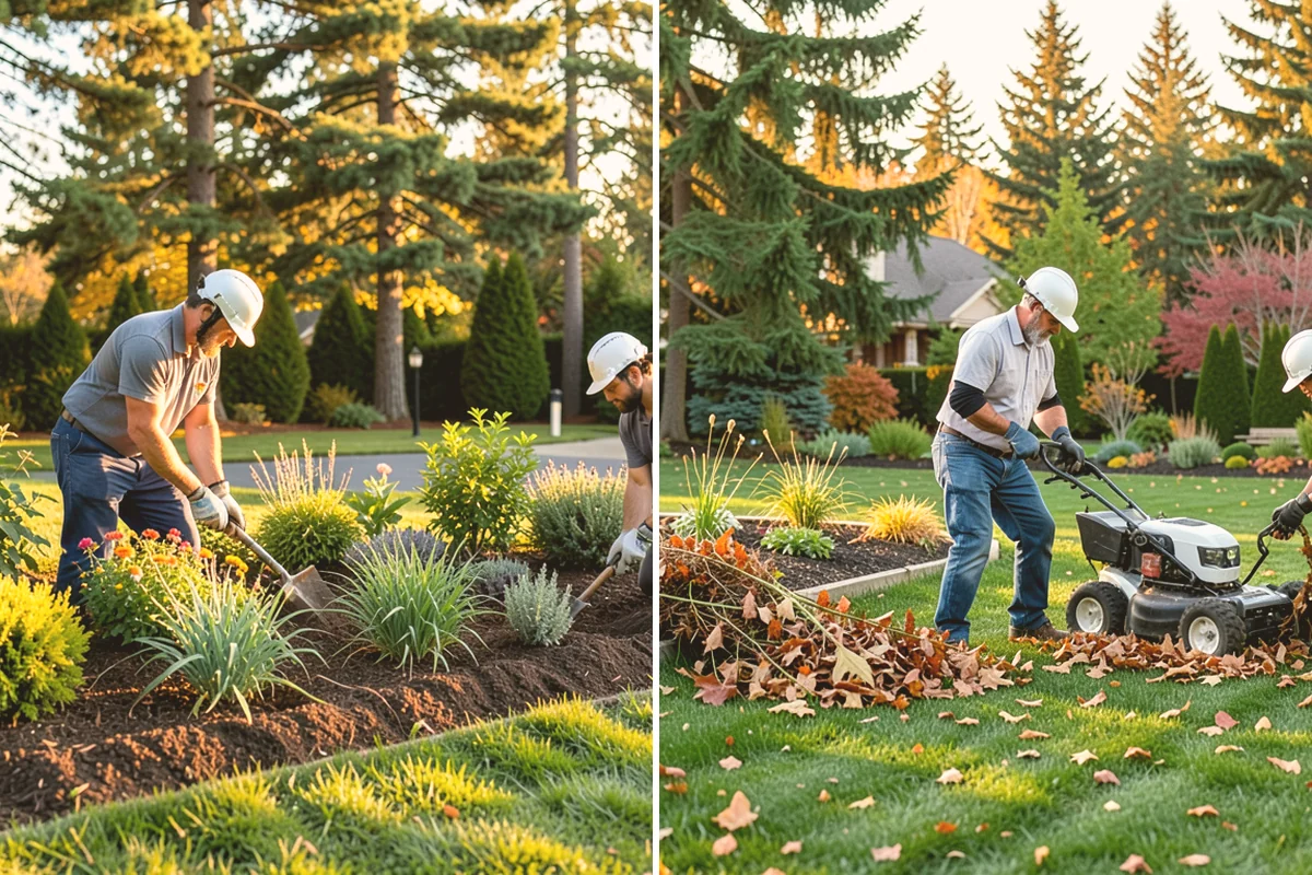 Garden Bed Installation in Snohomish, Snohomish County, WA - Lay out and mark the bed lines