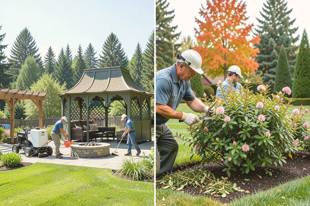 Garden Bed Installation in Stanwood, Snohomish County, WA - Lay out and mark the bed lines