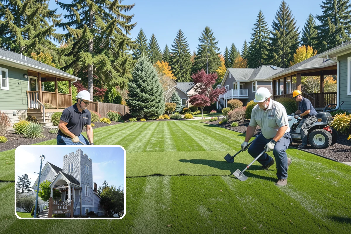 Garden Bed Installation in Steilacoom, Pierce County, WA - Beds shaped to complement your home