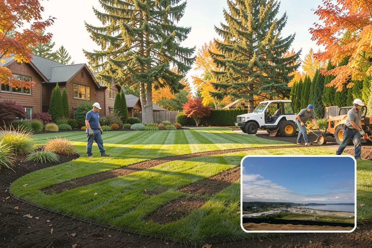 Garden Bed Installation in University Place, Pierce County, WA - Beds shaped to complement your home