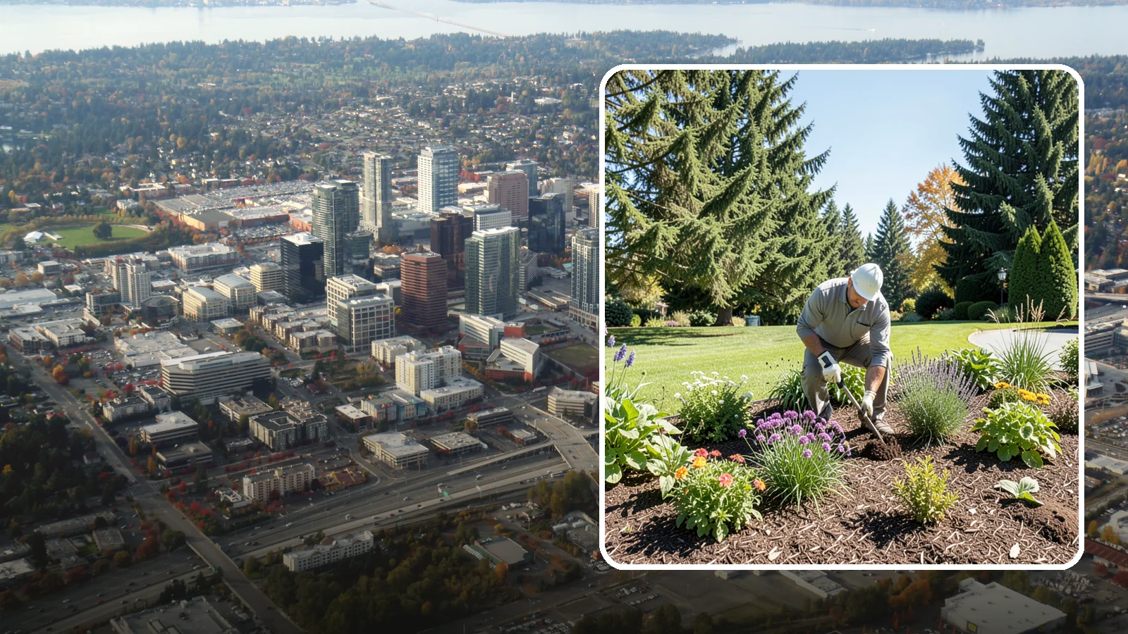 Garden Bed Maintenance in Bellevue, King County, WA - Ongoing bed maintenance - weeding, pruning, deadheading, and mulch care - to keep beds looking their best.