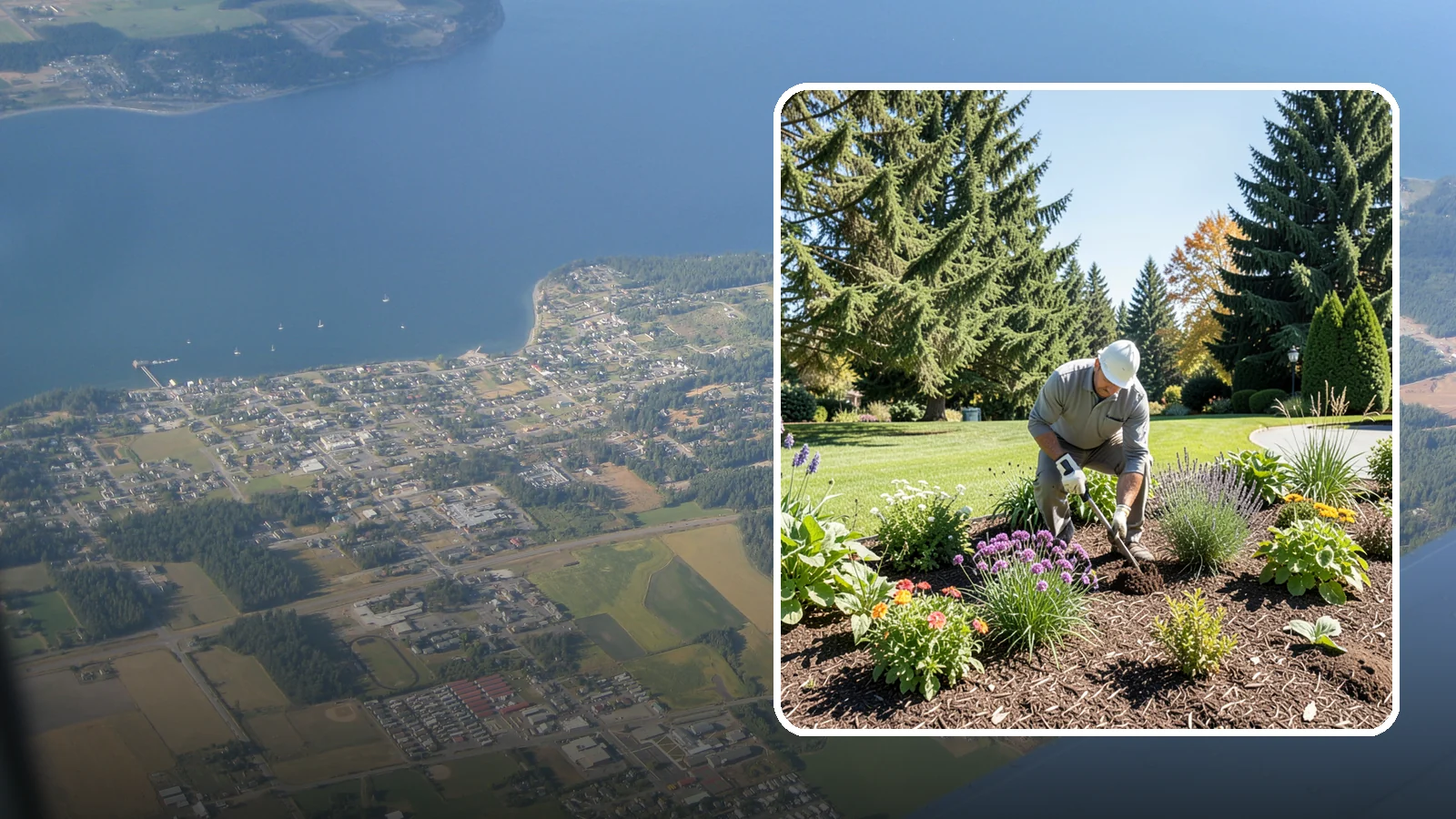 Garden Bed Maintenance in Coupeville, Island County, WA - Ongoing bed maintenance - weeding, pruning, deadheading, and mulch care - to keep beds looking their best.