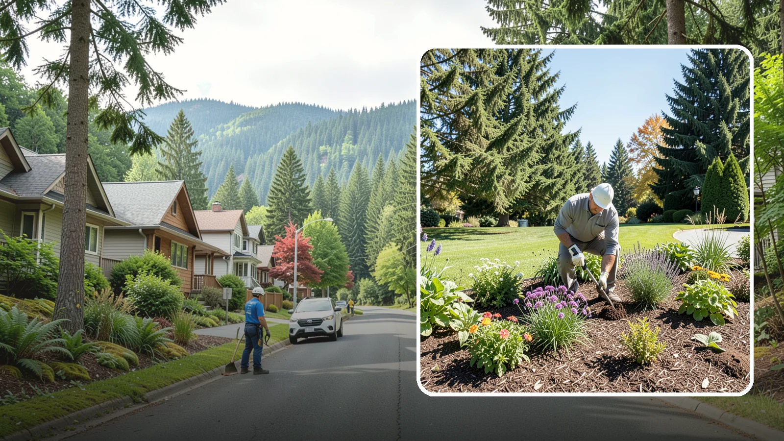 Garden Bed Maintenance in Darrington, Snohomish County, WA - Ongoing bed maintenance - weeding, pruning, deadheading, and mulch care - to keep beds looking their best.