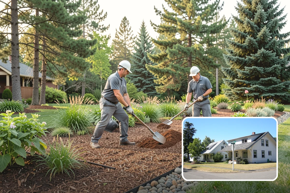 Garden Bed Maintenance in DuPont, Pierce County, WA - Beds kept consistently tidy