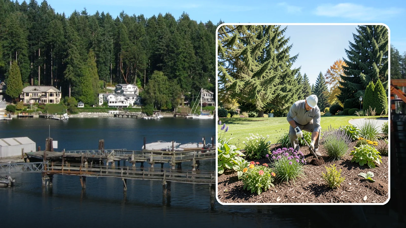 Garden Bed Maintenance in Gig Harbor, Pierce County, WA - Ongoing bed maintenance - weeding, pruning, deadheading, and mulch care - to keep beds looking their best.