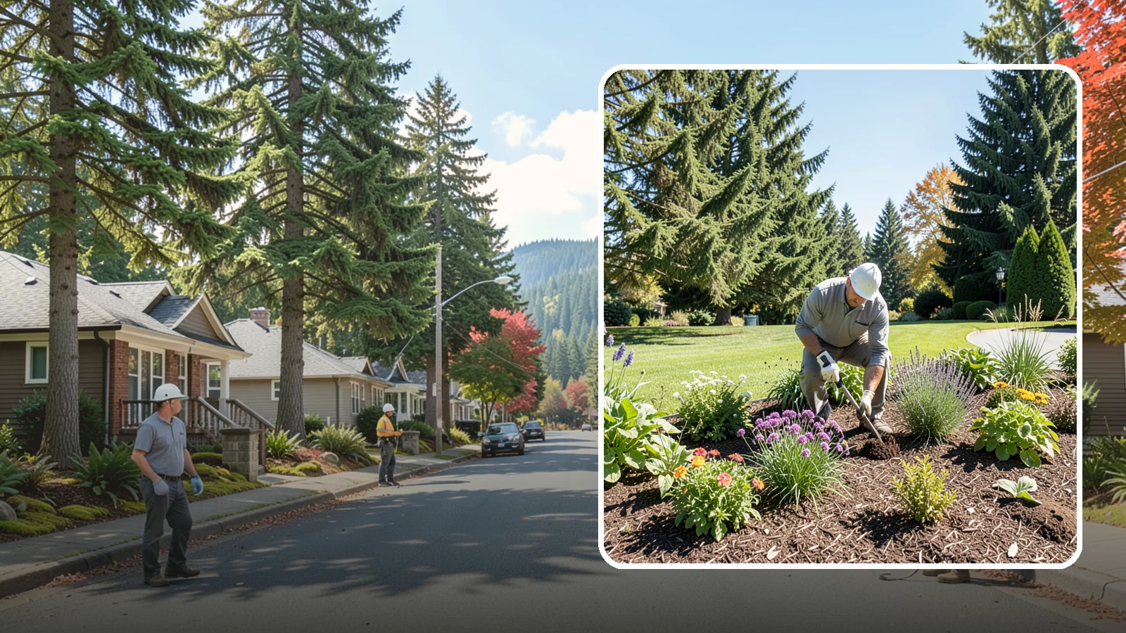 Garden Bed Maintenance in Hunts Point, King County, WA - Ongoing bed maintenance - weeding, pruning, deadheading, and mulch care - to keep beds looking their best.