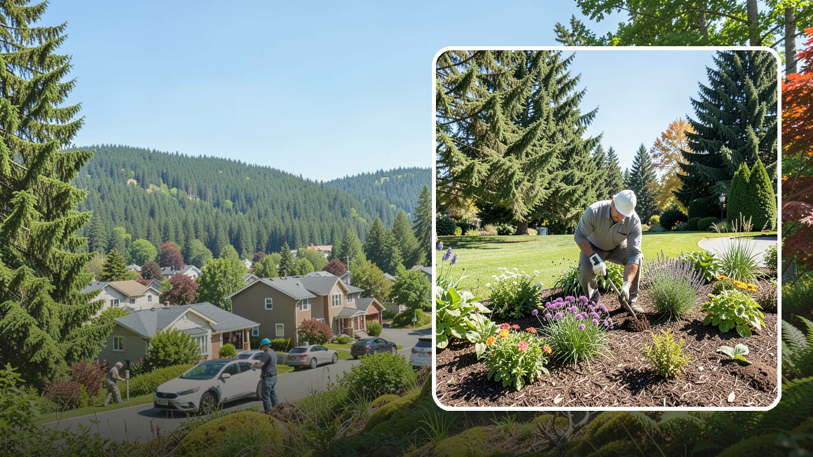 Garden Bed Maintenance in Index, Snohomish County, WA - Ongoing bed maintenance - weeding, pruning, deadheading, and mulch care - to keep beds looking their best.