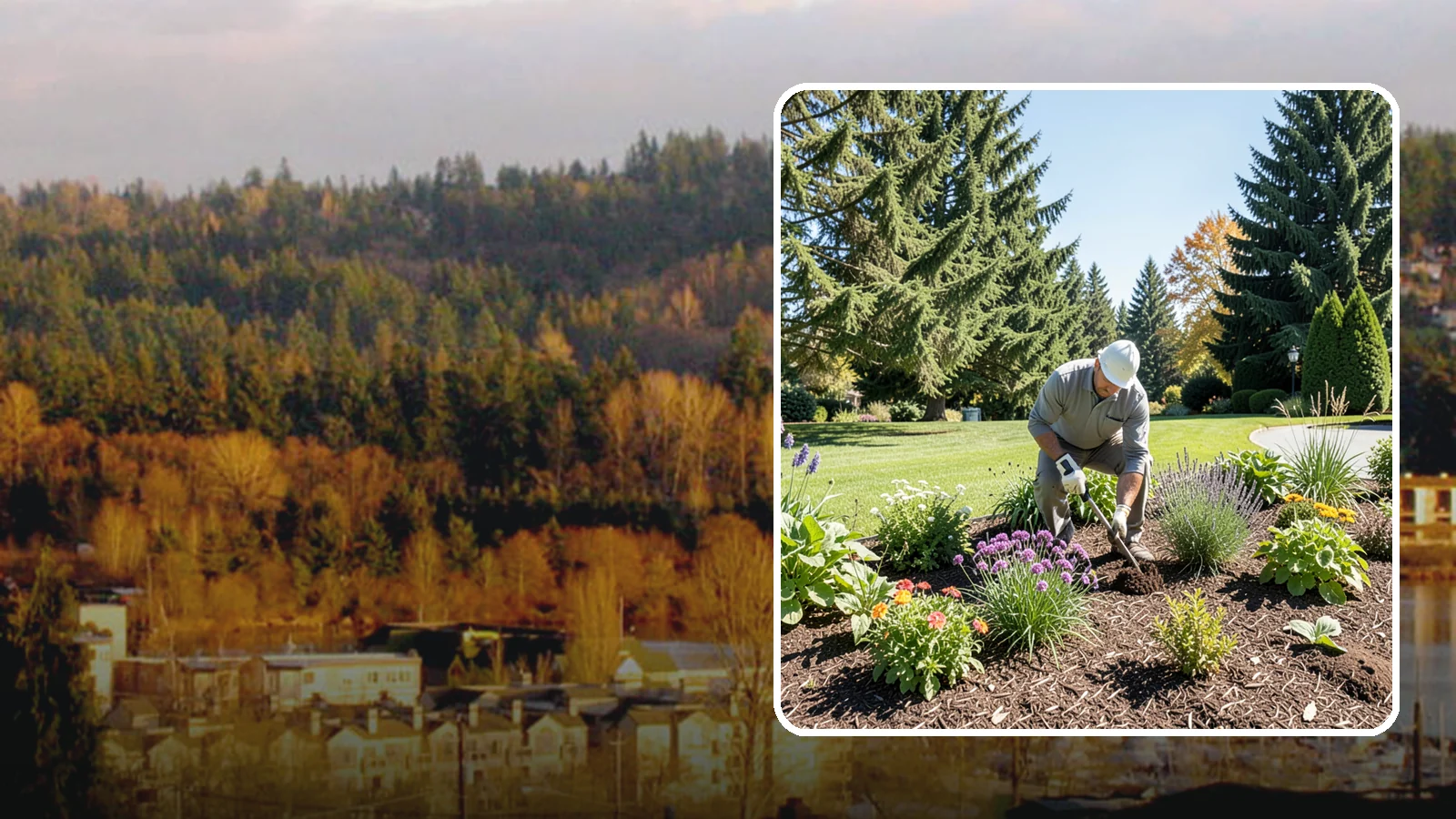 Garden Bed Maintenance in Kenmore, King County, WA - Ongoing bed maintenance - weeding, pruning, deadheading, and mulch care - to keep beds looking their best.