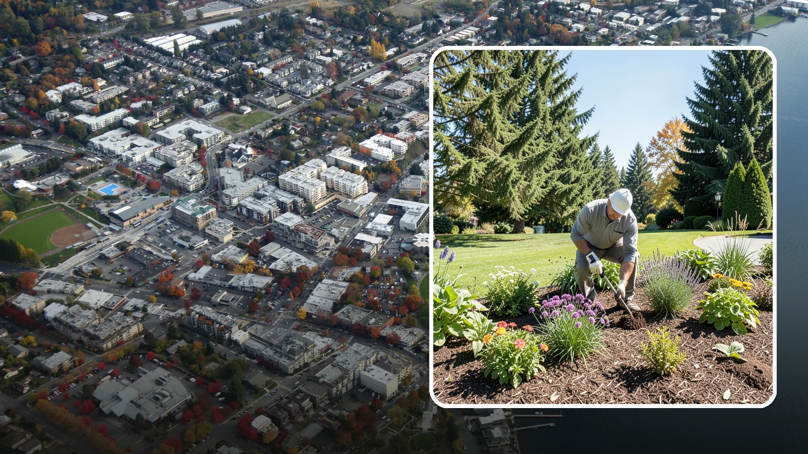 Garden Bed Maintenance in Kirkland, King County, WA - Ongoing bed maintenance - weeding, pruning, deadheading, and mulch care - to keep beds looking their best.
