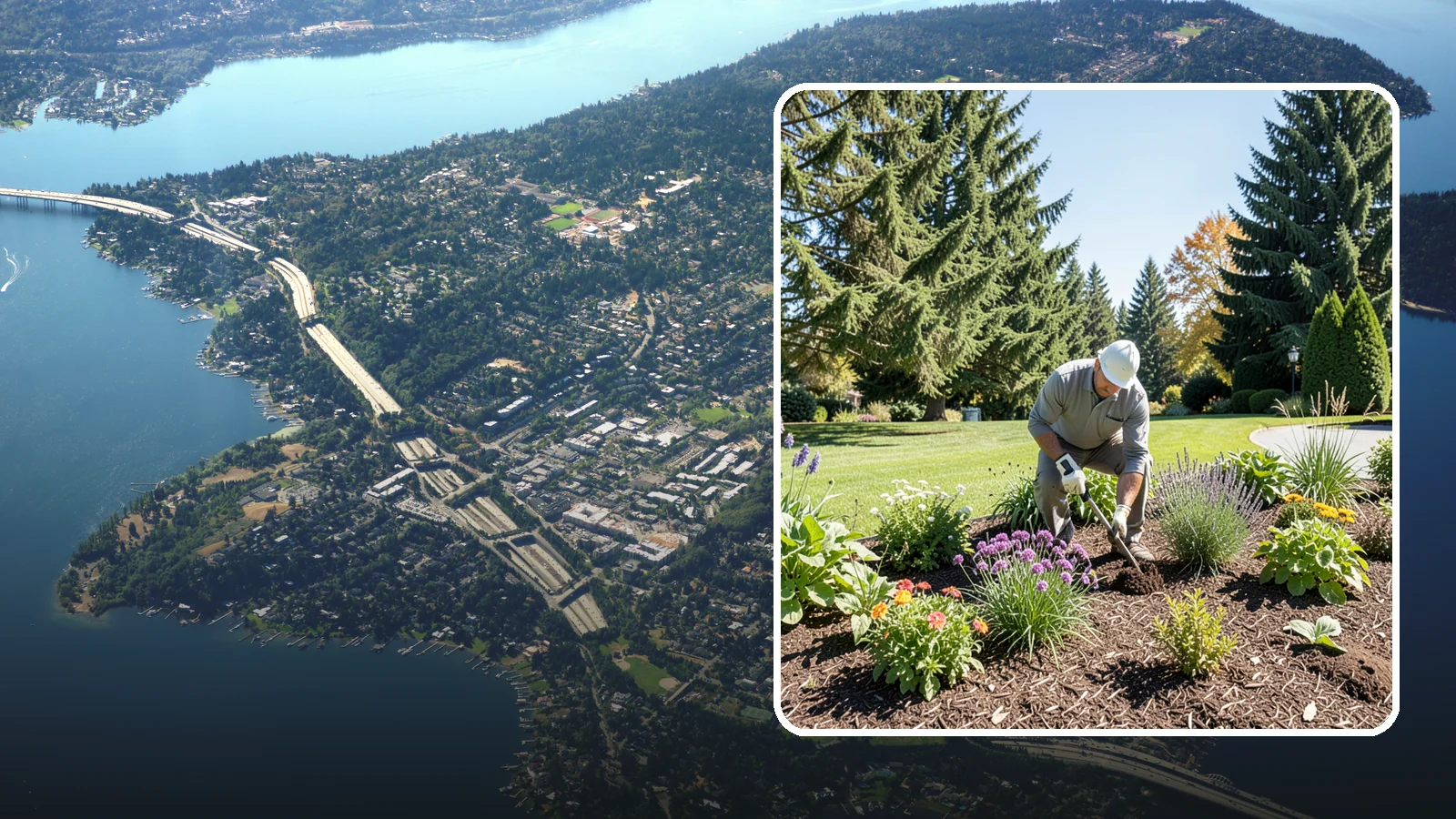 Garden Bed Maintenance in Mercer Island, King County, WA - Ongoing bed maintenance - weeding, pruning, deadheading, and mulch care - to keep beds looking their best.