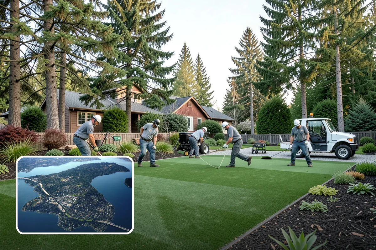 Garden Bed Maintenance in Mercer Island, King County, WA - Beds kept consistently tidy