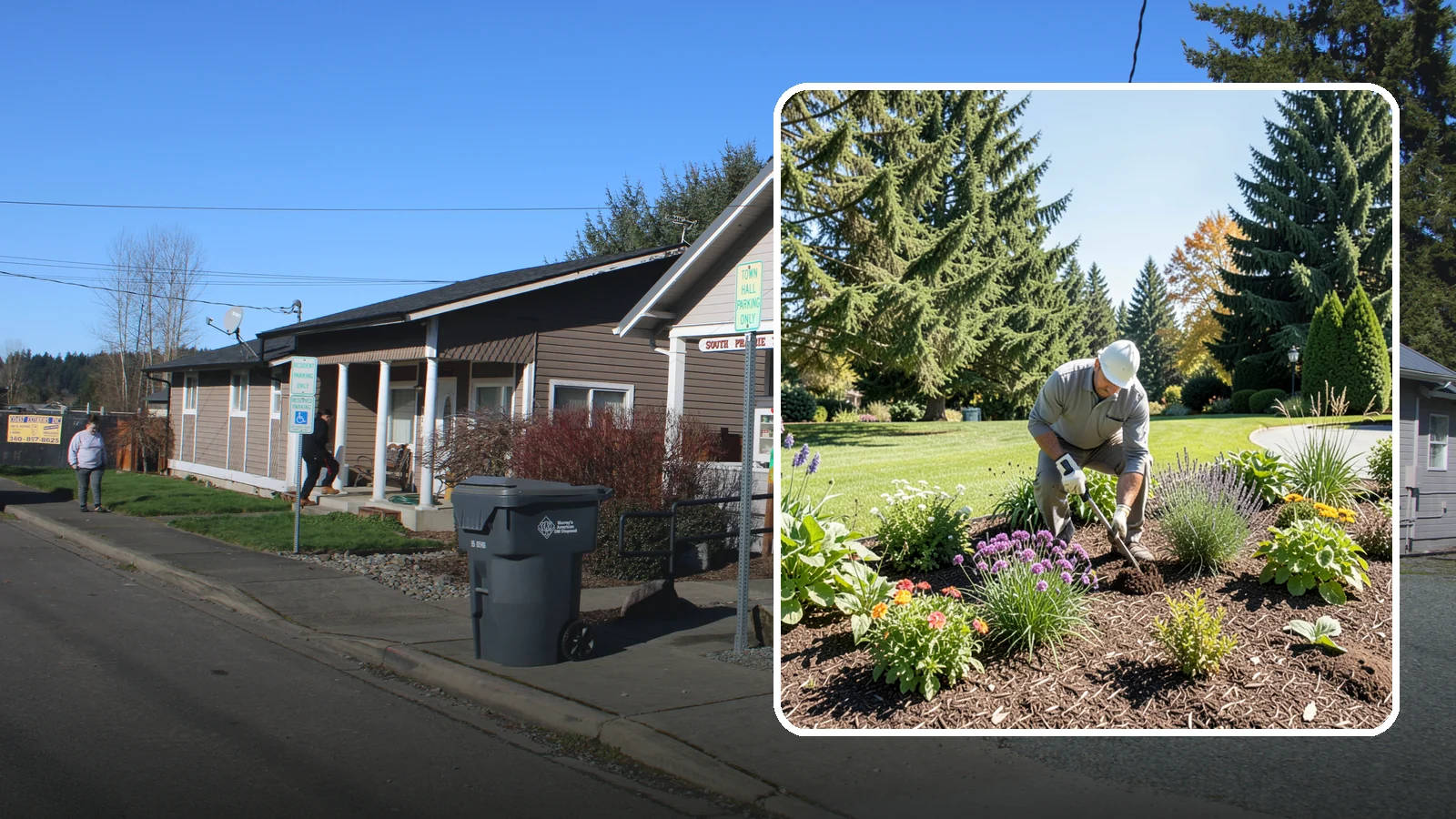 Garden Bed Maintenance in South Prairie, Pierce County, WA - Ongoing bed maintenance - weeding, pruning, deadheading, and mulch care - to keep beds looking their best.