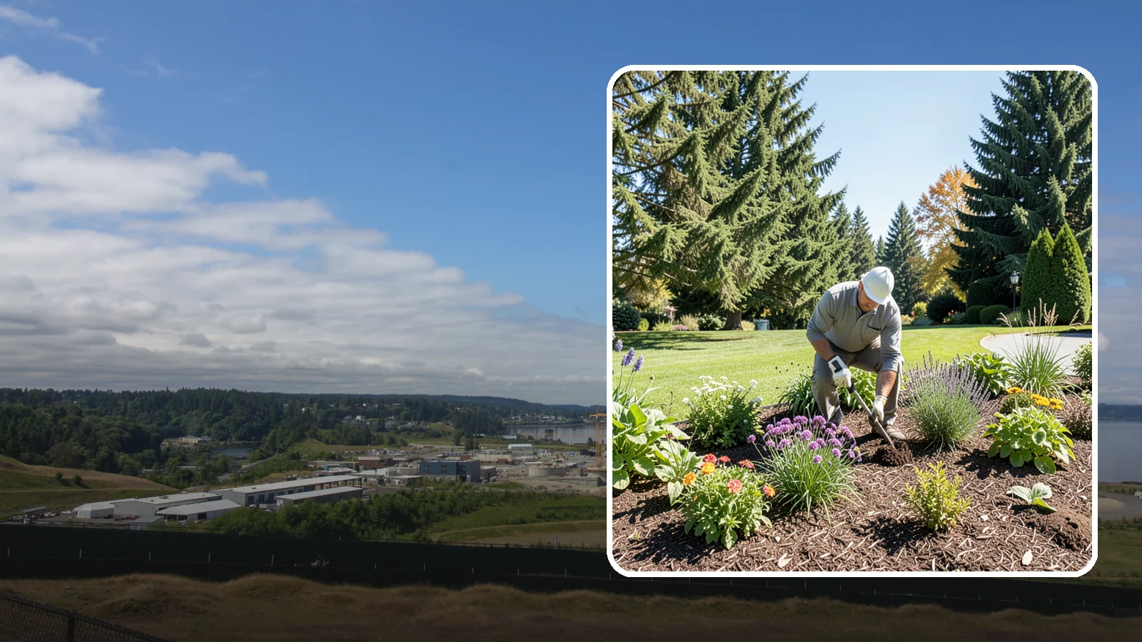 Garden Bed Maintenance in University Place, Pierce County, WA - Ongoing bed maintenance - weeding, pruning, deadheading, and mulch care - to keep beds looking their best.