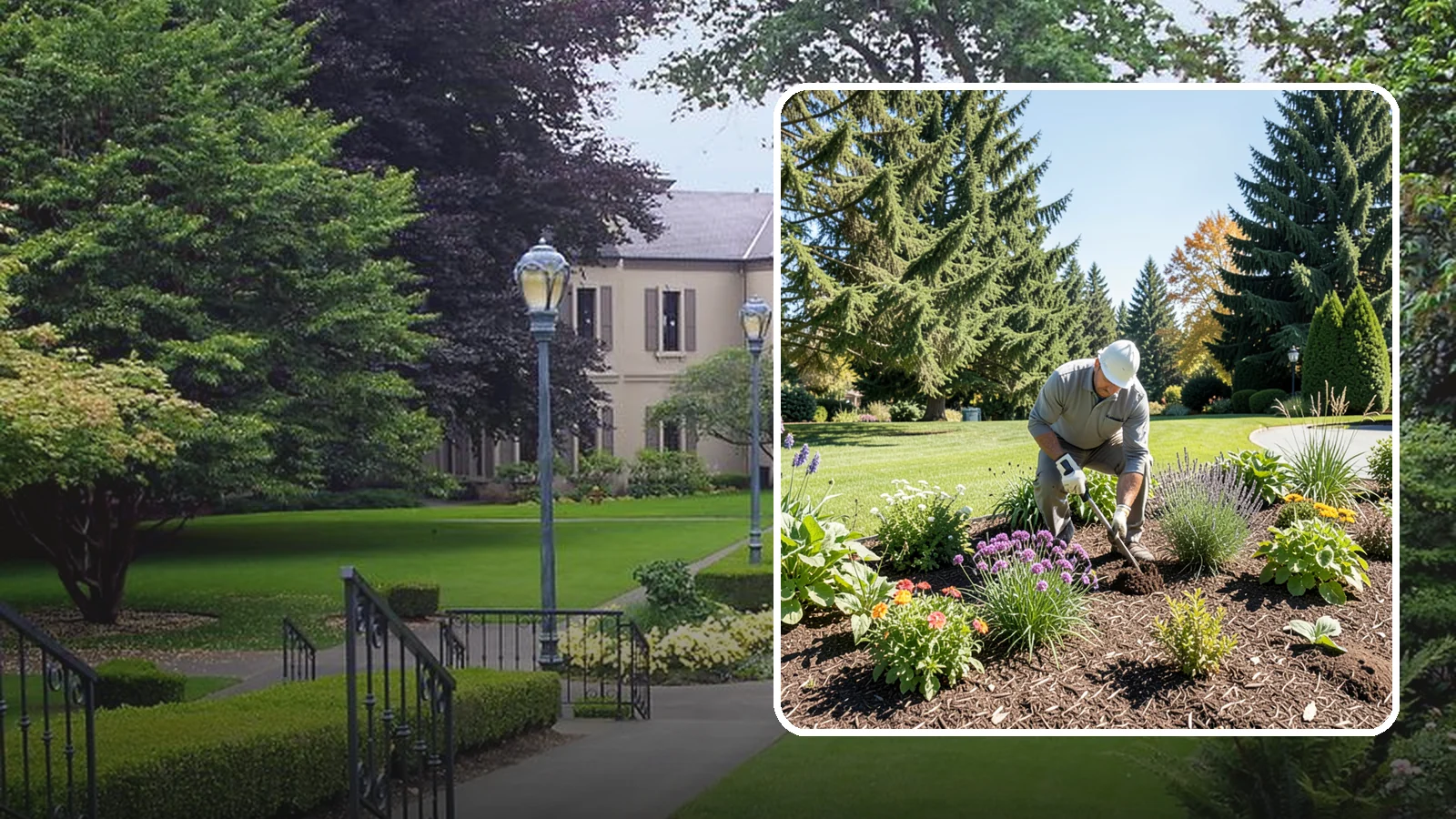 Garden Bed Maintenance in Woodinville, King County, WA - Ongoing bed maintenance - weeding, pruning, deadheading, and mulch care - to keep beds looking their best.