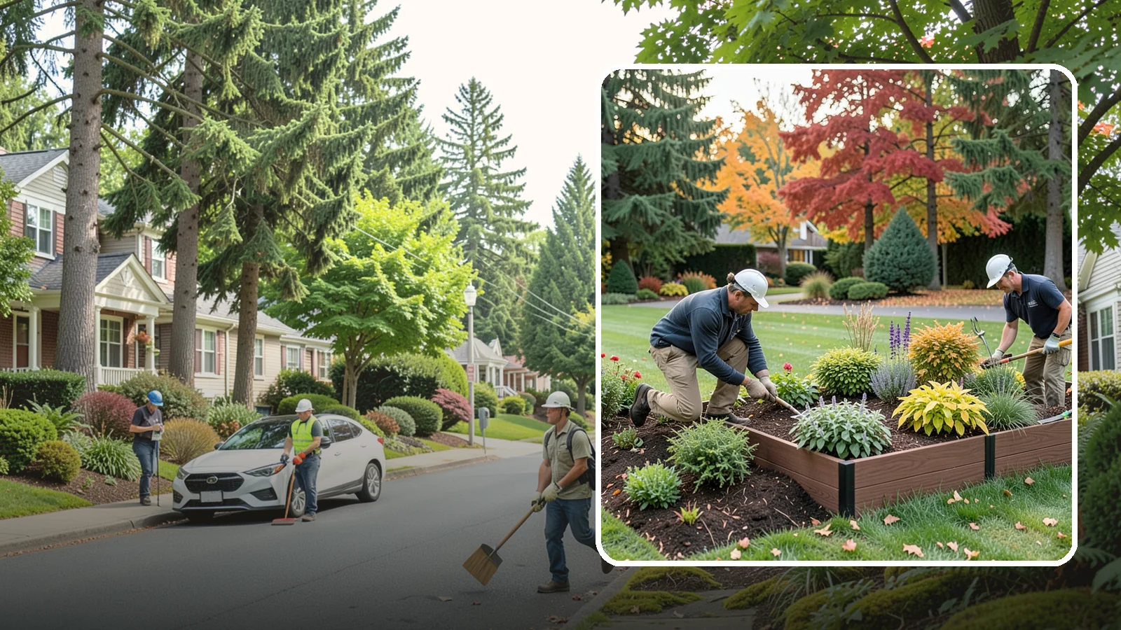 Garden Bed Renovation in Beaux Arts Village, King County, WA - We rebuild tired, overgrown Puget Sound garden beds into healthy, well-drained planting spaces that thrive in the Pacific...